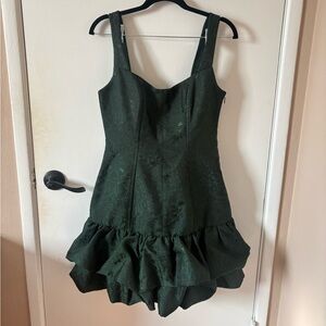 NWT & Other Stories Sleeveless Jacquard Bubble Mini Dress